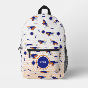Sac À Dos Imprimé Dart Gun Battle War Boys Target Motif School