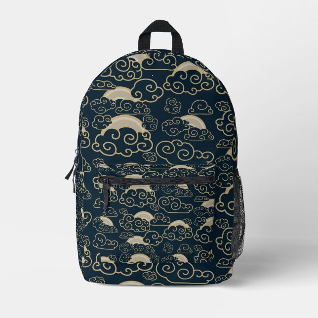 Sac À Dos Imprimé Décoration de maison de style Japandi (Recto)