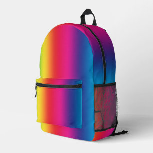 Sac À Dos Imprimé Dégradé Arc-en-ciel
