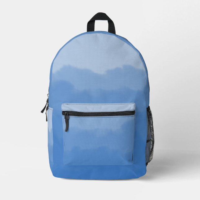 Sac À Dos Imprimé Dégradé bleu ciel cosy  (Recto)