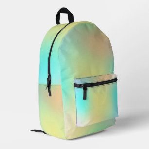 Sac À Dos Imprimé Dégradé pastel tonique coloré futuriste 
