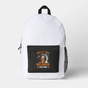 Sac À Dos Imprimé Déguisement drôle de la Faucheuse pour Halloween C