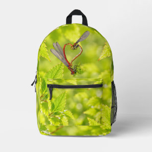 Sac À Dos Imprimé Déguisement Fille Hoodie Cœur de Libellule Nature