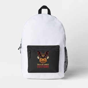Sac À Dos Imprimé Déguisement Halloween Monstre Citrouille Gothique