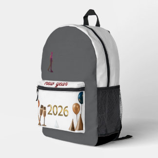 Sac À Dos Imprimé Démarrez 2026 avec style — poursuivez la célébrati