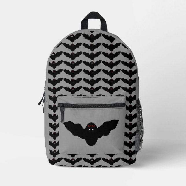Sac À Dos Imprimé Déplaisant Halloween Vampire Bat (Recto)
