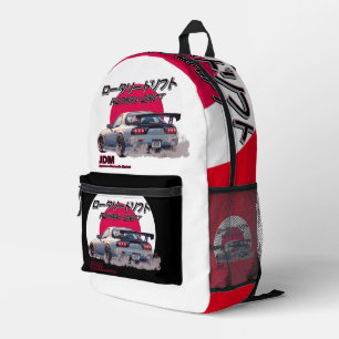 Sac À Dos Imprimé Dérive Rotary RX-7 - Légende de rue japonaise