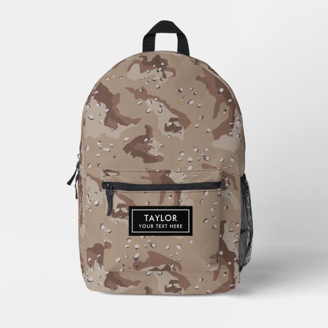 Sac À Dos Imprimé Désert Camouflage Cookie Dough (Recto)