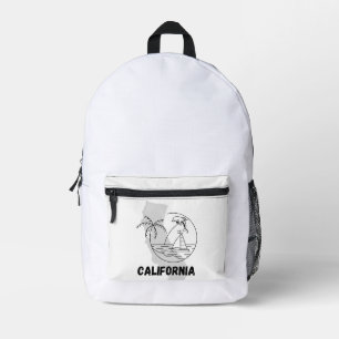 Sac À Dos Imprimé Design CALIFORNIE USA