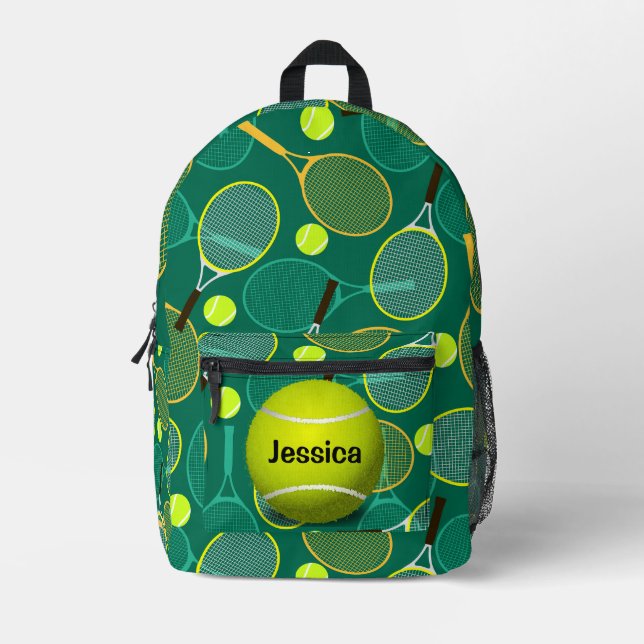 Sac À Dos Imprimé Design de tennis (Recto)