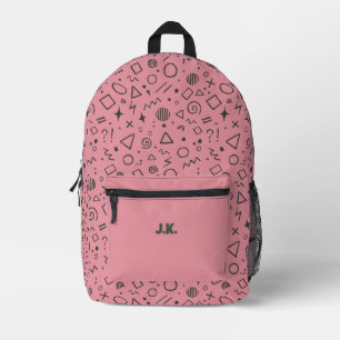 Sac À Dos Imprimé design rétro