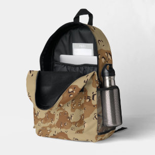 Sac À Dos Imprimé Dessert Camouflage Militaire au Chocolat