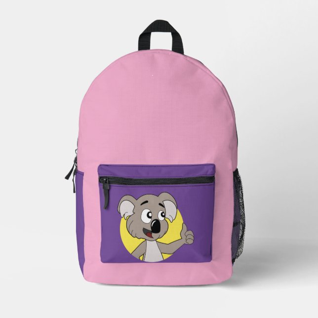 Sac À Dos Imprimé Dessin animé d'ours koala  (Recto)