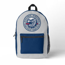 Dieu bénisse l'Amérique, aigle américain en cercle