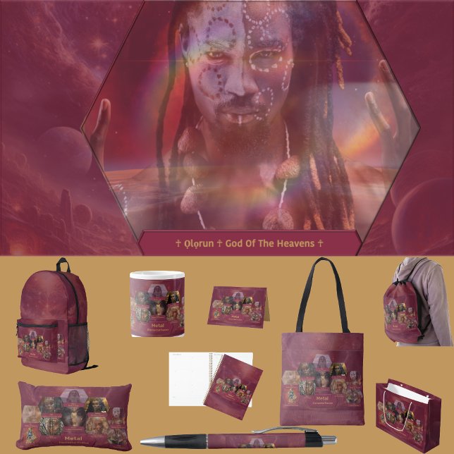 Sac À Dos Imprimé « Dieux et Déesses du métal »  (Get the full “Gods + Goddesses Of Metal” collection at: https://bit.ly/OurAncestorsZazzle)