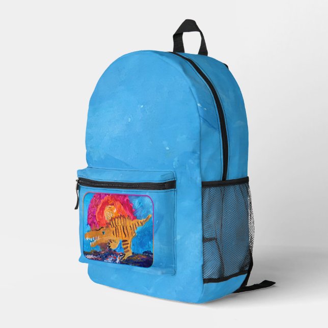 Sac À Dos Imprimé Dinosaure (Coin arrière droit)