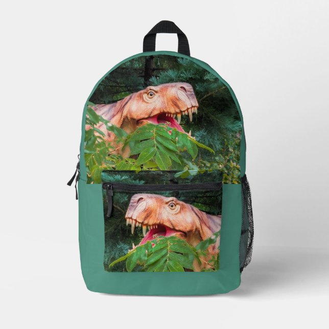 Sac À Dos Imprimé Dinosaure dans la forêt.  (Recto)
