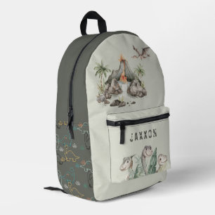 Sac À Dos Imprimé Dinosaure de garçon personnalisé