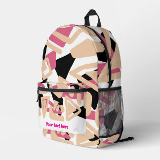 Sac À Dos Imprimé Doodle désordre formes art abstrait