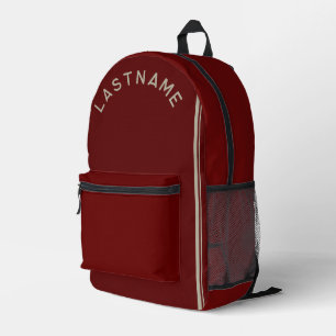 Sac À Dos Imprimé Dossier de nom personnalisé - Retour à l'école
