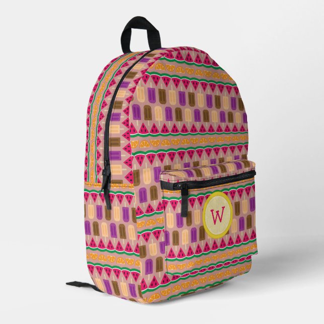 Sac À Dos Imprimé Douceurs d'été (Coin arrière gauche)