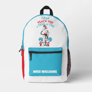 Sac À Dos Imprimé Dr. Seuss Enseignant Je peux vous apprendre une