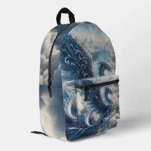Sac À Dos Imprimé Dragon superbe entouré de nuages
