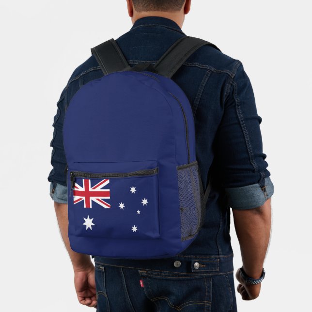 Sac À Dos Imprimé Drapeau bleu australien (Insitu (Modèle))