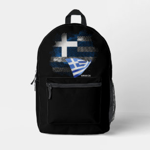 Sac À Dos Imprimé Drapeau de la Grèce