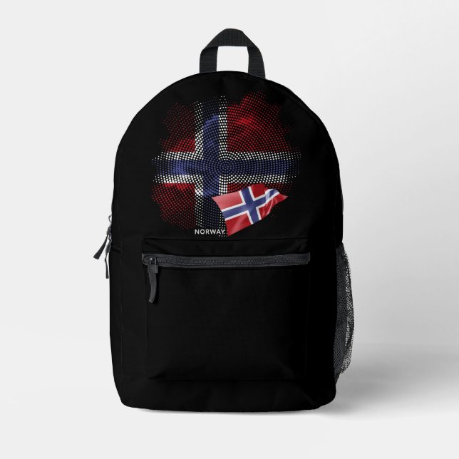 Sac À Dos Imprimé Drapeau de la Norvège (Recto)