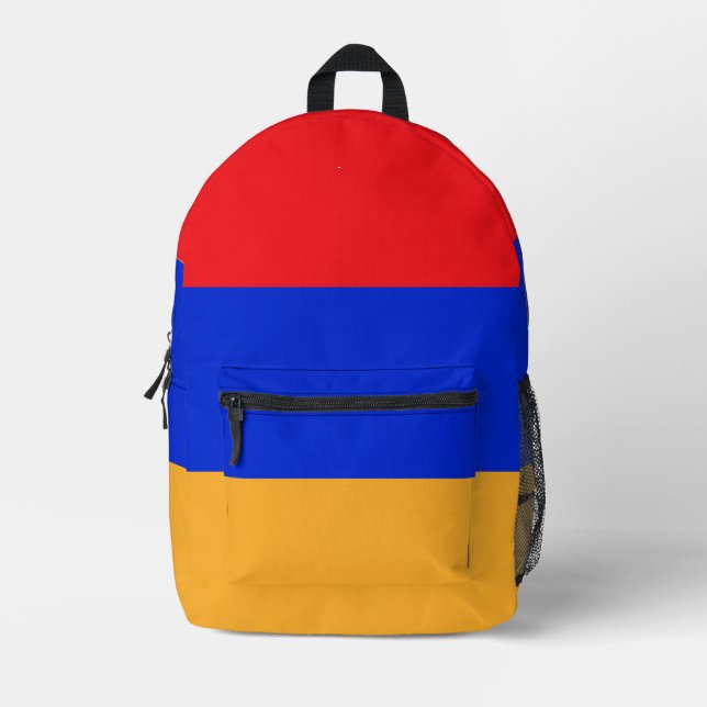 Sac À Dos Imprimé Drapeau de l'Arménie (Recto)