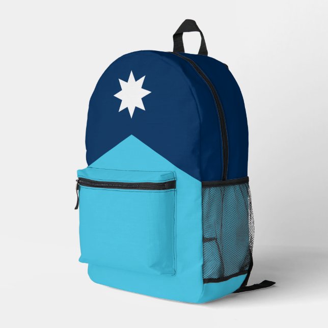 Sac À Dos Imprimé Drapeau de l'État du Minnesota (Coin arrière droit)