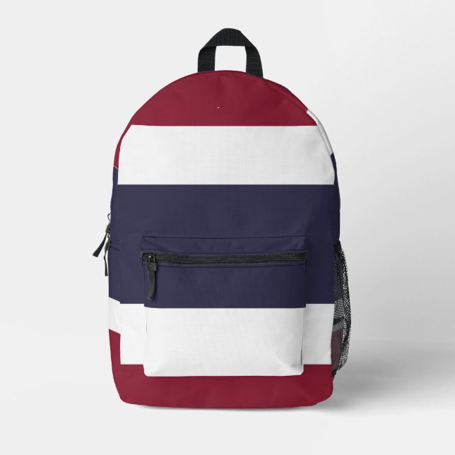 Sac À Dos Imprimé Drapeau de Thaïlande (Recto)