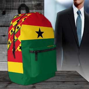 Sac À Dos Imprimé Drapeau ghanéen, patriotique