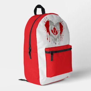 Sac À Dos Imprimé Drapeau J'aime Canada