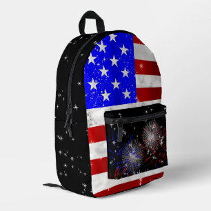 Sac À Dos Imprimé Drapeau USA