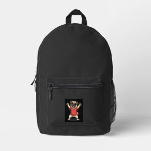 Sac À Dos Imprimé Drôle de Dabbing Dab Pug Chien Animaux de compagni