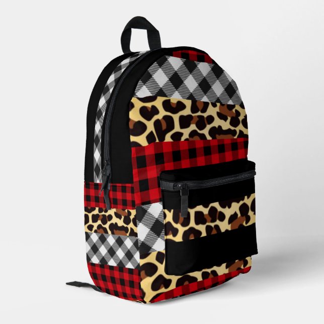 Sac À Dos Imprimé Échantillons, motifs et impressions (Coin arrière gauche)