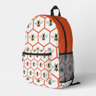 Sac À Dos Imprimé École d'apiculture de la ruche d'abeille miel