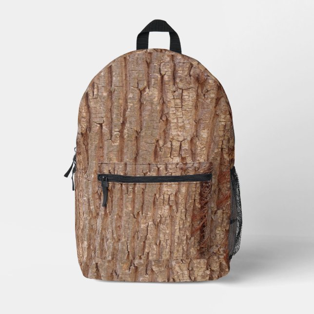 Sac À Dos Imprimé écorce d'arbre (Recto)