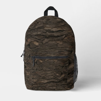 Sac À Dos Imprimé Écorce de noyer foncé | Camouflage de chasseur de