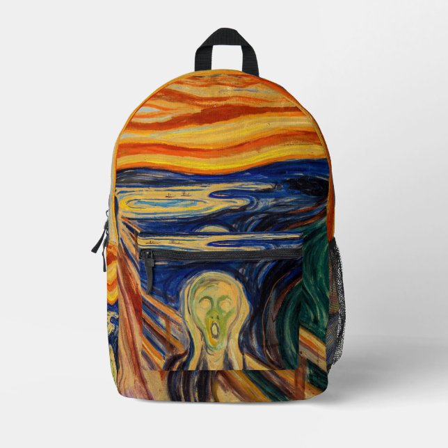 Sac À Dos Imprimé Edvard Munch - Le cri 1910 (Recto)