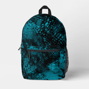 Sac À Dos Imprimé Effet d'adhérence de la peinture sur plaque Bleu e