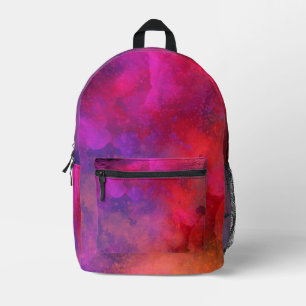 Sac À Dos Imprimé Effet Splatter de peinture de galaxie