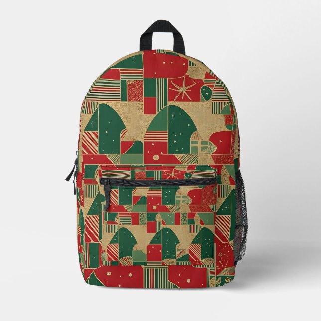 Sac À Dos Imprimé Élégance festive (Recto)