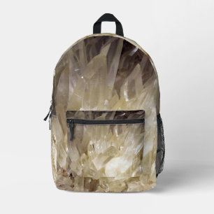 Sac À Dos Imprimé Élégant Graphique d'énergie Clair Quartz