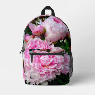 Sac À Dos Imprimé Elégant rose peony blanc floral jardin photo