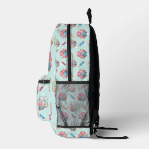 Sac À Dos Imprimé Éléphant motif de rentrée scolaire