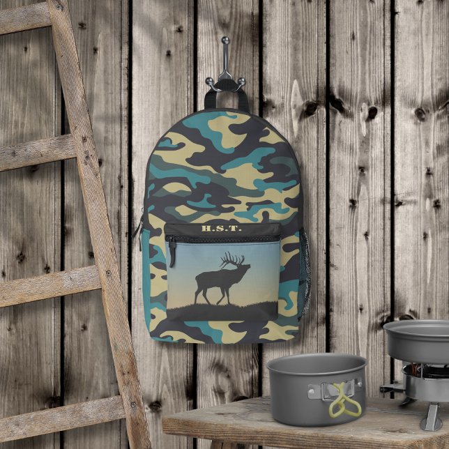 Sac à dos imprimé Elk et Camo (Créateur téléchargé)