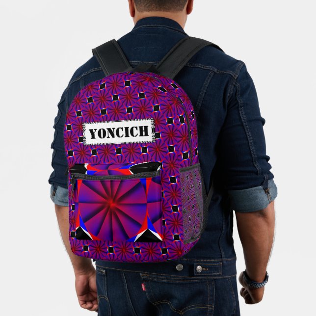 Sac À Dos Imprimé Endless Pinwheel par Kenneth Yoncich (Insitu (Modèle))